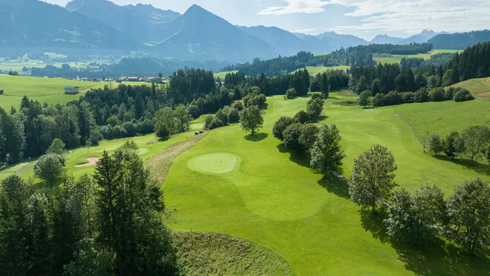 Blick auf den Golfplatz