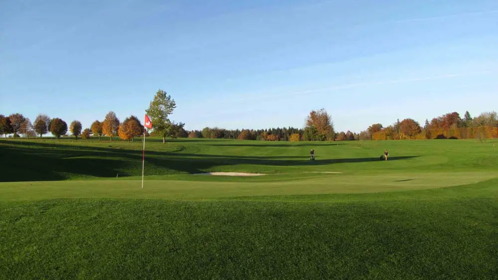 Golfer auf der Golfanlage Berchtesgadener Land