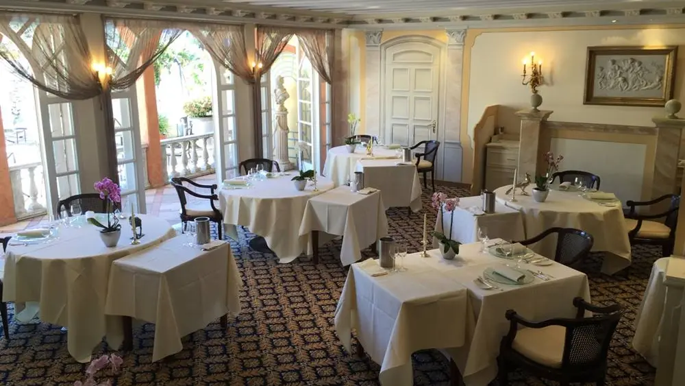 Blick in den Gastraum des venezianischen Gourmet Restaurants