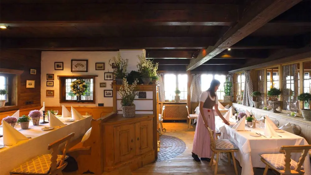 Gastraum im Freihaus Brenner in Bad Wiessee