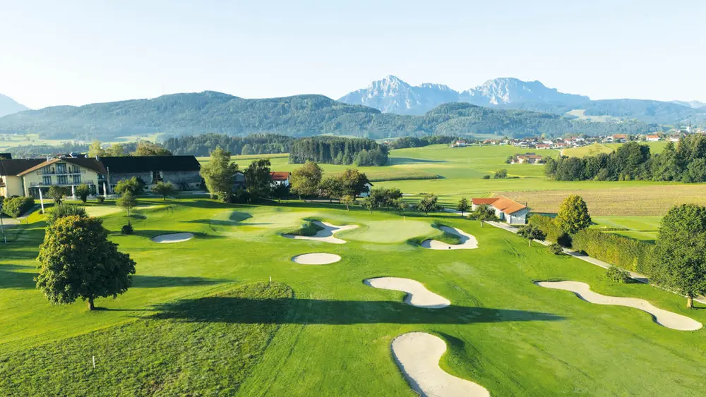 Blick auf das 18. Loch