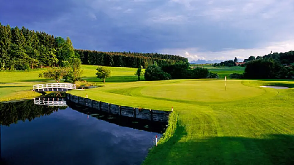 Der Golfplatz des Golf Clubs Höslwang im Chiemgau