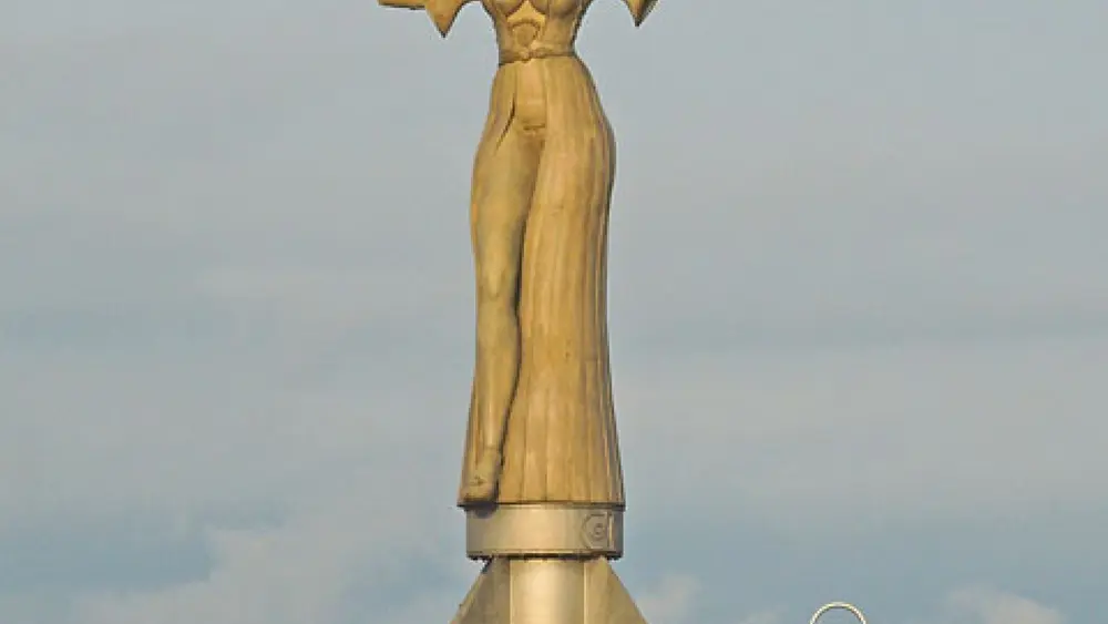 Die Imperia-Statue im Konstanzer Hafen