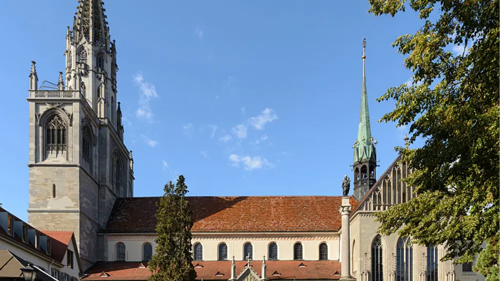 Blick auf die Südseite des Konstanzer Münsters