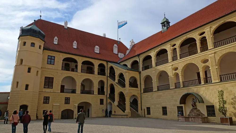 Innenhof der Burg Trausnitz