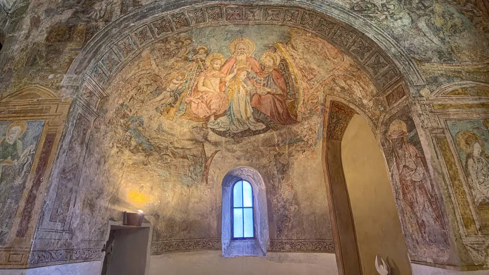 Gemälde im Innenraum der Peterskirche in Lindau