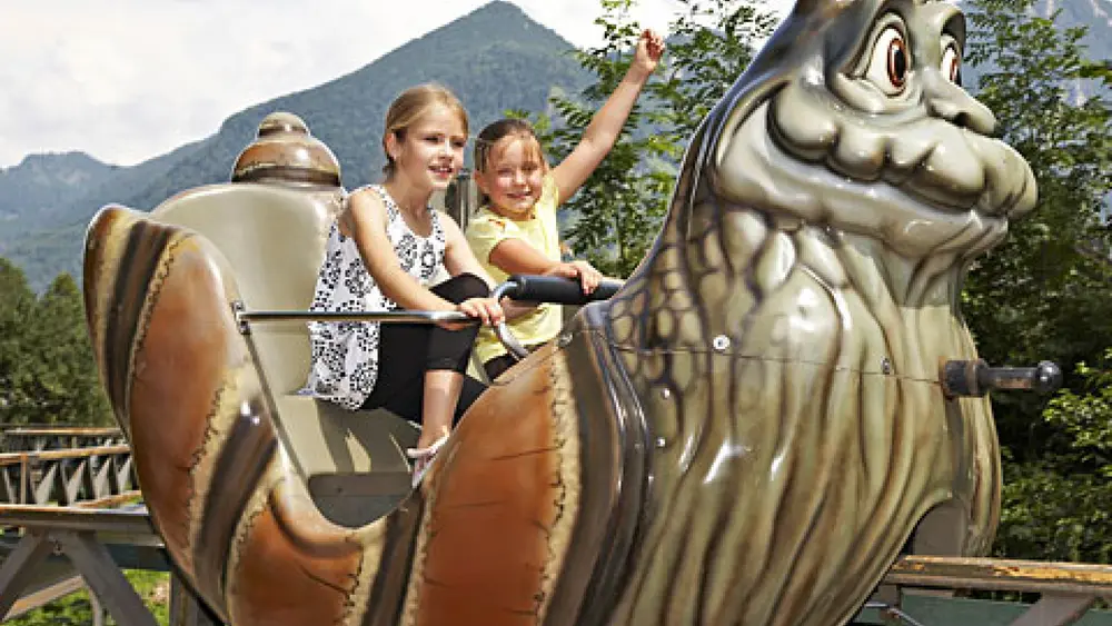 Das Schneckenrennen im Märchen-Erlebnispark Marquartstein