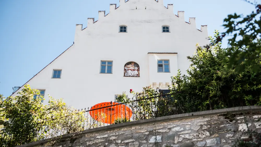 Fassade des Schlossmuseums in Murnau