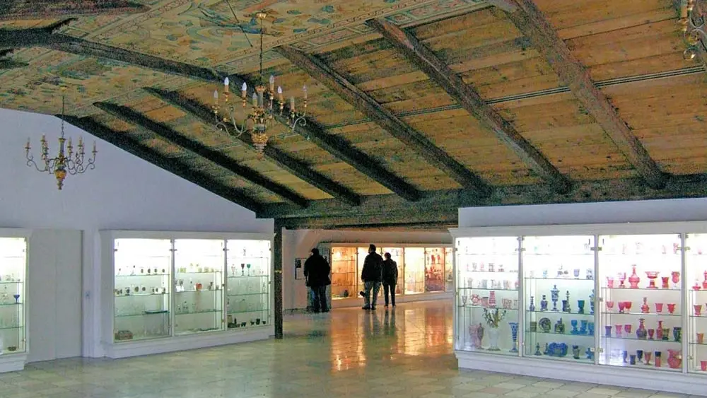 Obergeschoss des Passauer Glasmuseums