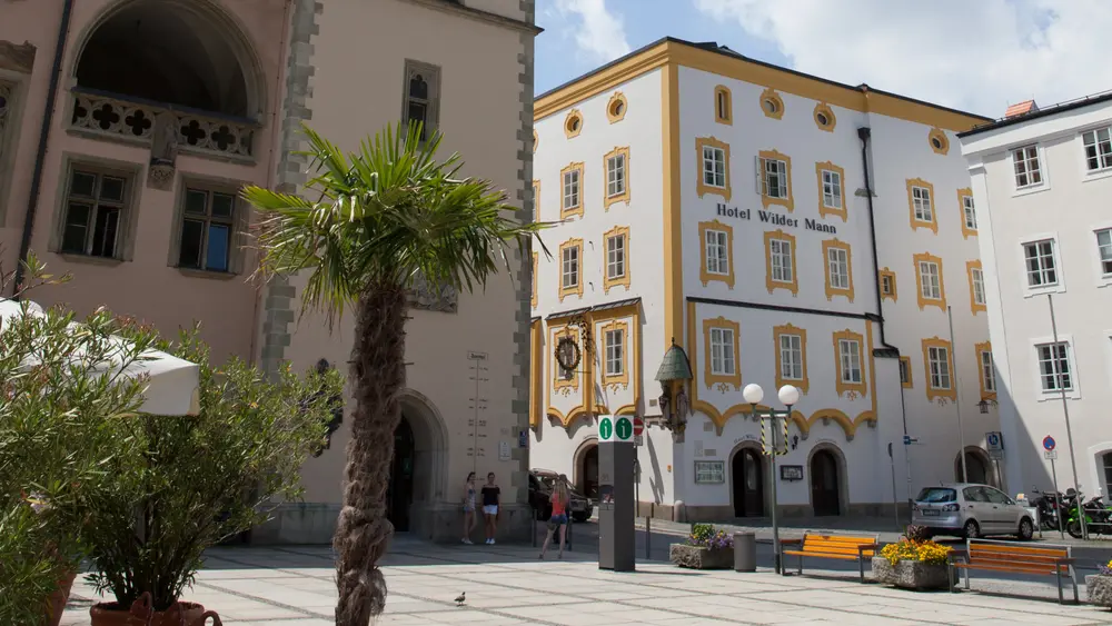 Glasmuseum Passau im Gebäudekomplex Hotel Wilder Mann