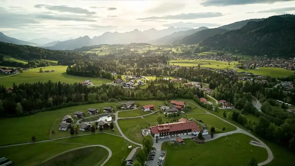 Luftbild Hotel Gut Steinbach