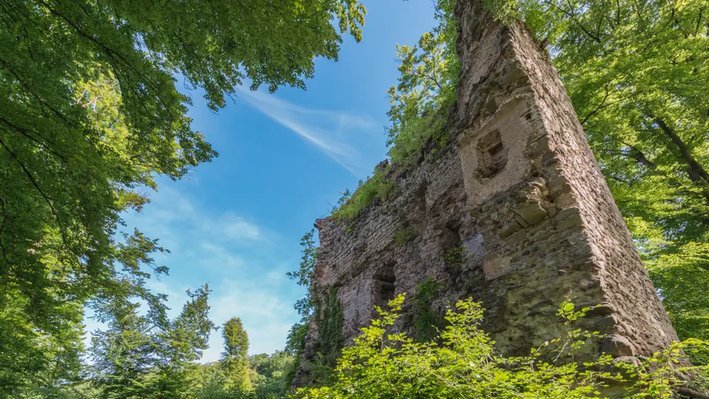 Ruine Kargegg auf dem Weg zur Marienschlucht