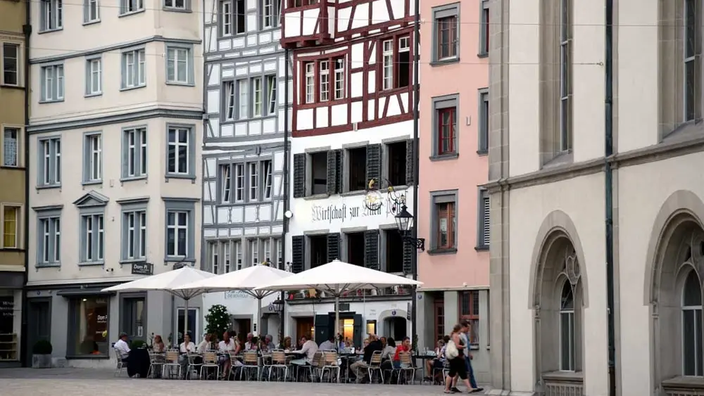 Liegt malerisch in der St. Galler Altstadt: Das Restaurant Zur Alten Post