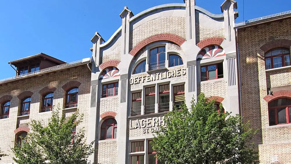 Außenansicht des Museums im Lagerhaus St. Gallen