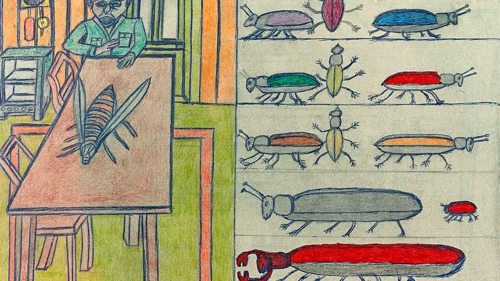 Selbstportrait Alfred Leuzinger im open art museum