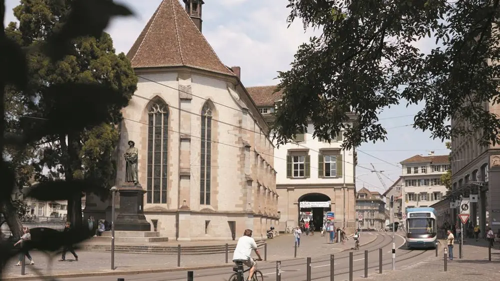 Blick auf die Wasserkirche