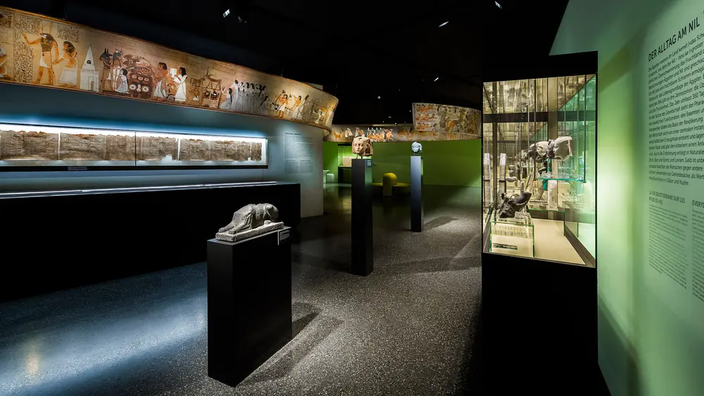 Abteilung "Ägypten" im Antikenmuseum Basel