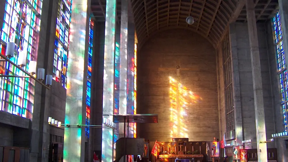 Innenraum in der Antoniuskirche Basel