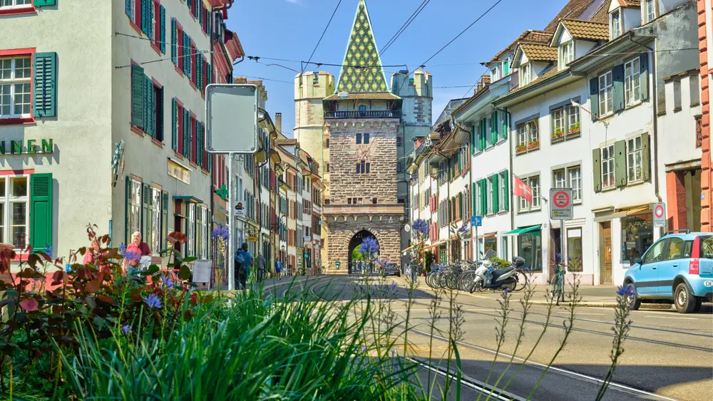 Das Spalentor ist eines der drei noch erhaltenen mittelalterlichen Stadttore der Stadt Basel