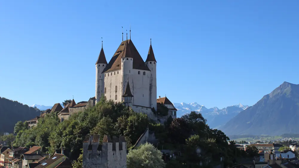 Blick auf Schloss Thun