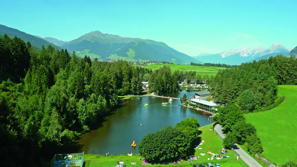 Natterersee aus der Luftansicht