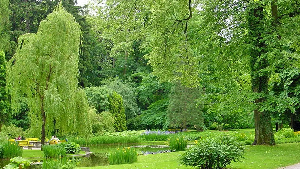 Blick in den Hofgarten Innsbruck
