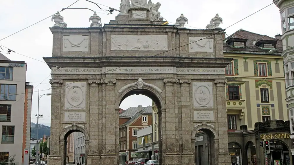 Die Triumphpforte in Innsbruck