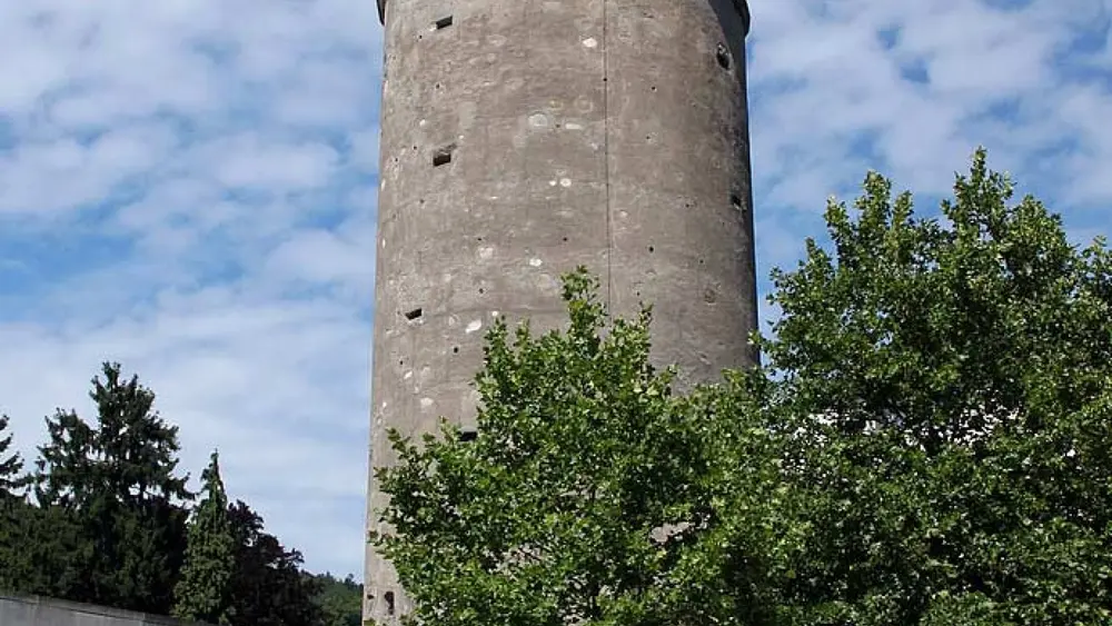 Blick auf den Katzenturm in Feldkirch