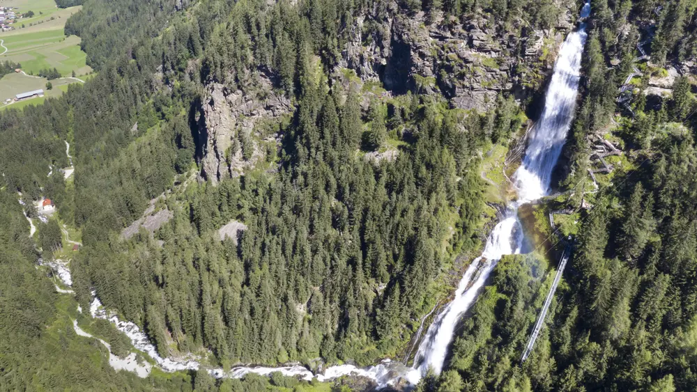 Blick auf den Stuibenfall