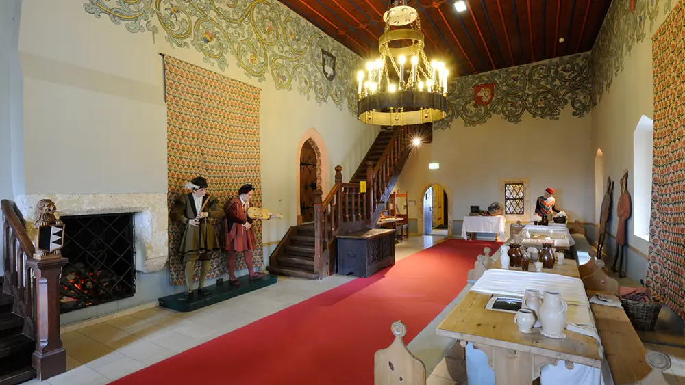 Innenraum in der Burg Mauterndorf
