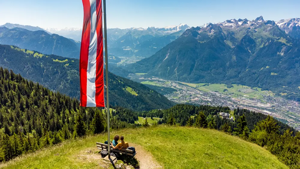 Ausblick von der Fraßenhütte