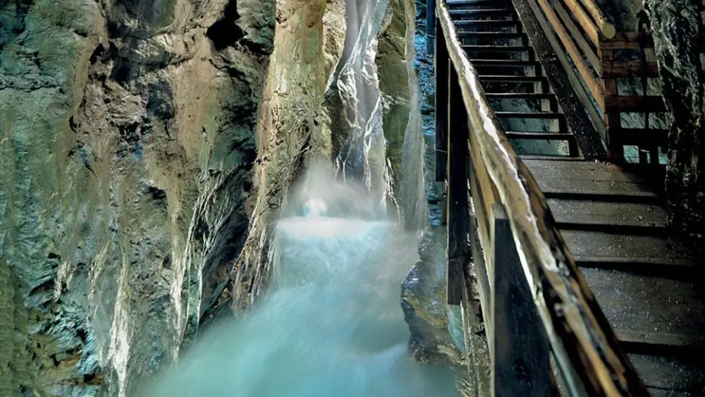 Blick in die Liechtensteinklamm bei St. Johann im Pongau