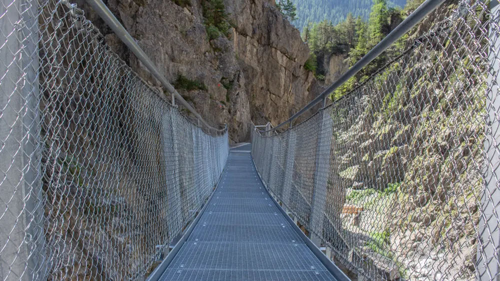 Brücke in der Schnanner Klamm