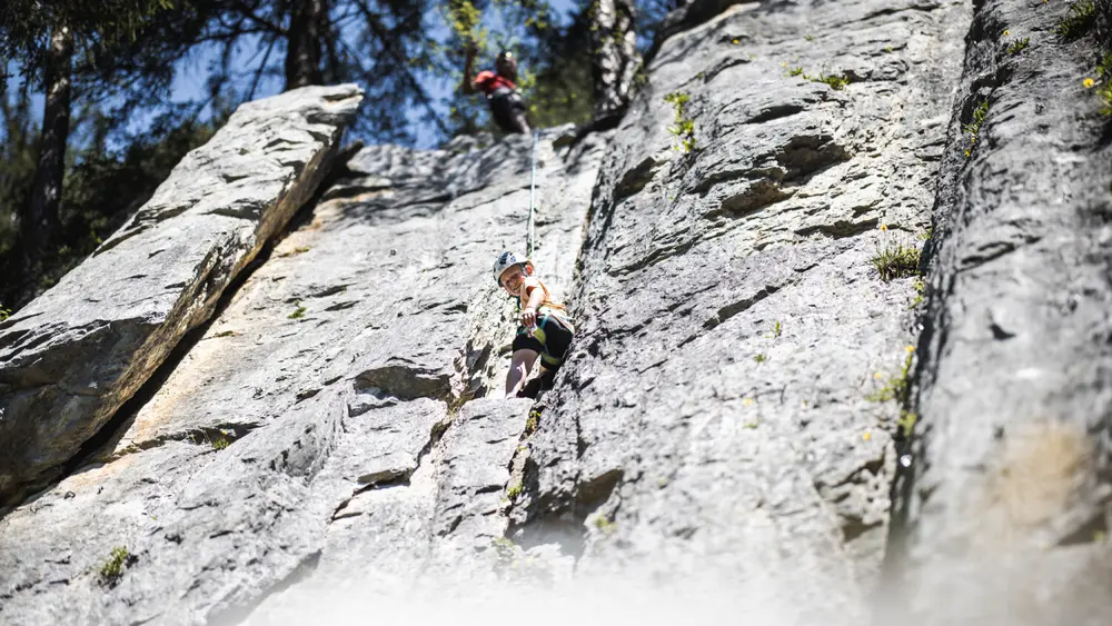 Klettern in der Schnanner Klamm