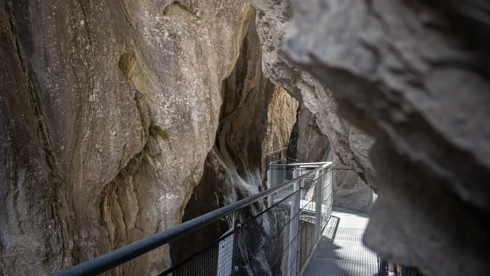 Weg durch die Schnanner Klamm