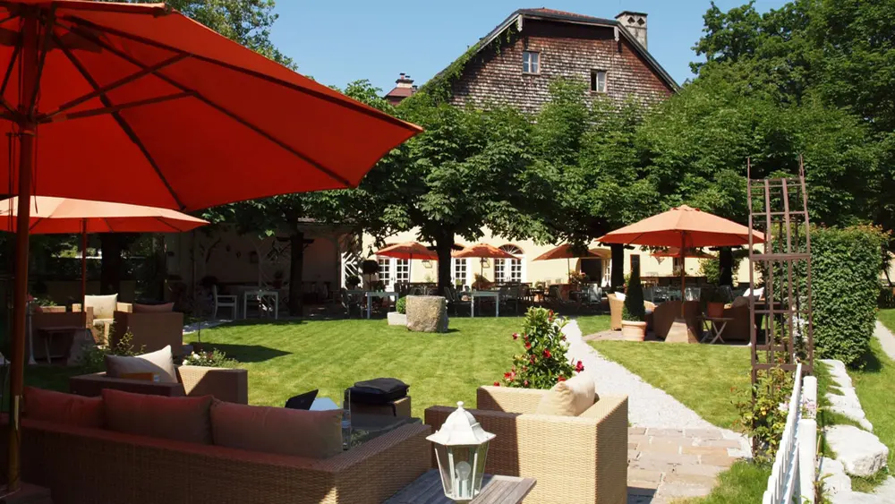 Garten des Schlosswirts zu Anif