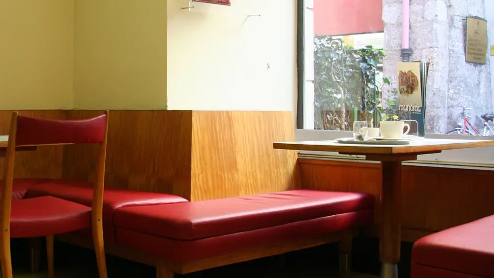 Blick in das Café Munding in Innsbruck
