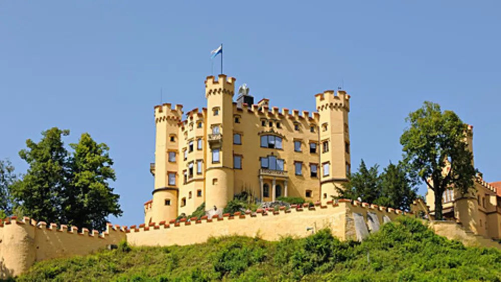 Außenansicht von Schloss Hohenschwangau