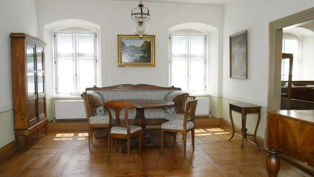 Wohnzimmer im Fichtelgebirgsmuseum in Wunsiedel