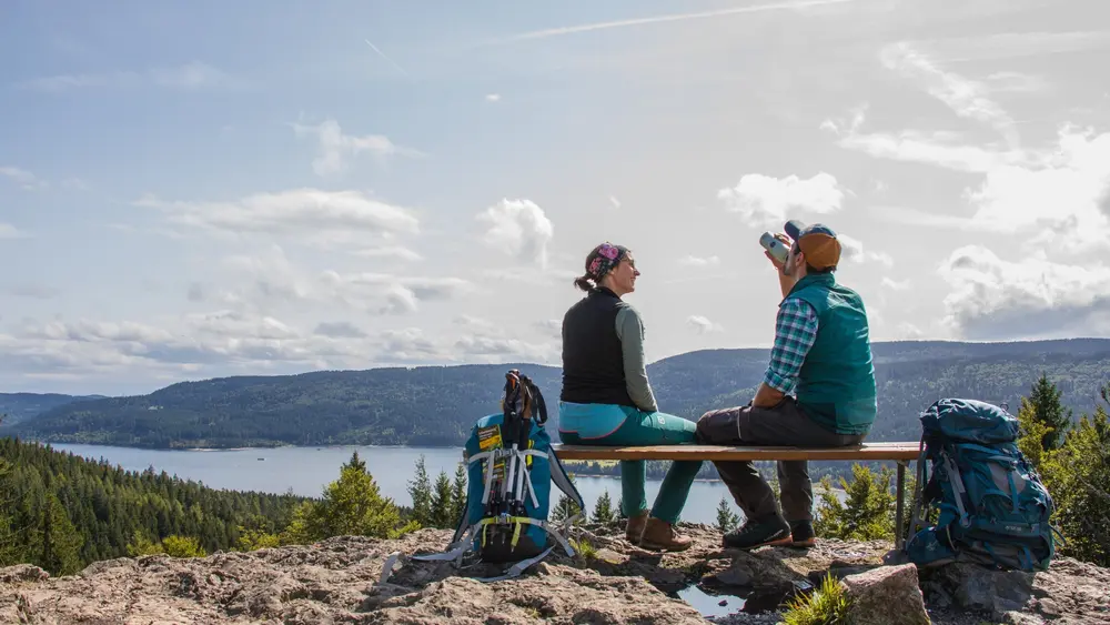 Am Bildsteinfelsen oberhalb des Schluchsees, Etappe 4
