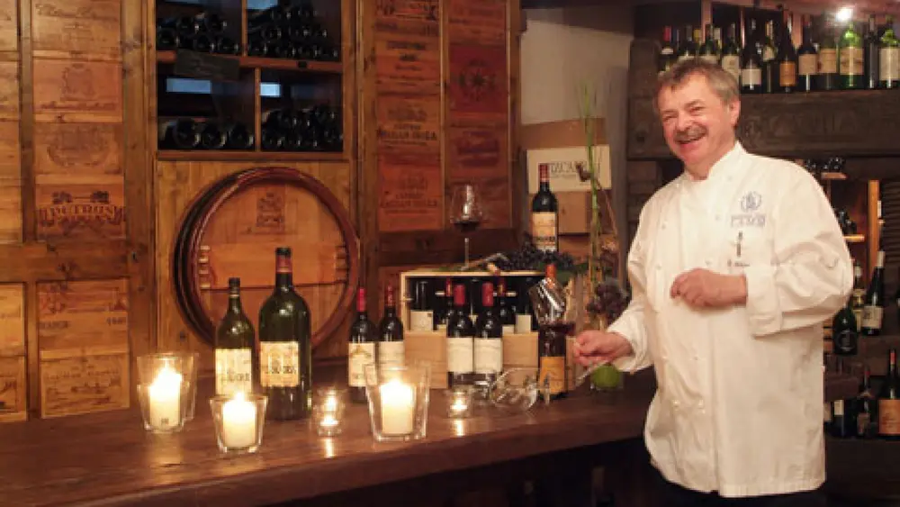 Vinothek des Restaurant Lamm in Bad Herrenalb-Rotensol