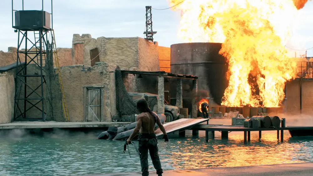 John Rambo Stuntshow in der Canevaworld