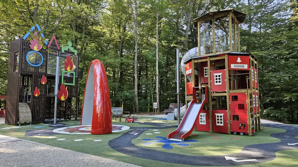 Feuerwehrspielplatz im Freizeitpark Traumland