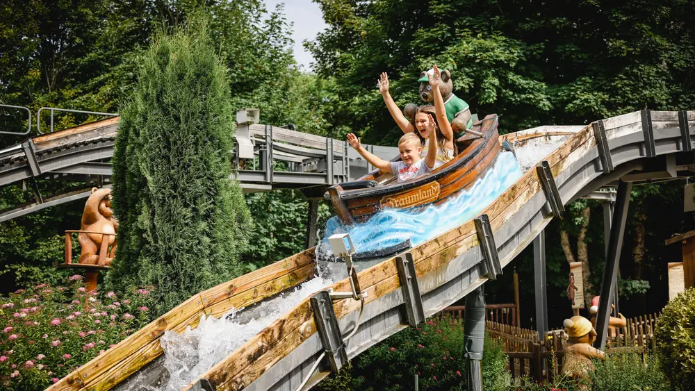 Wildwasserbahn im Freizeitpark Traumland