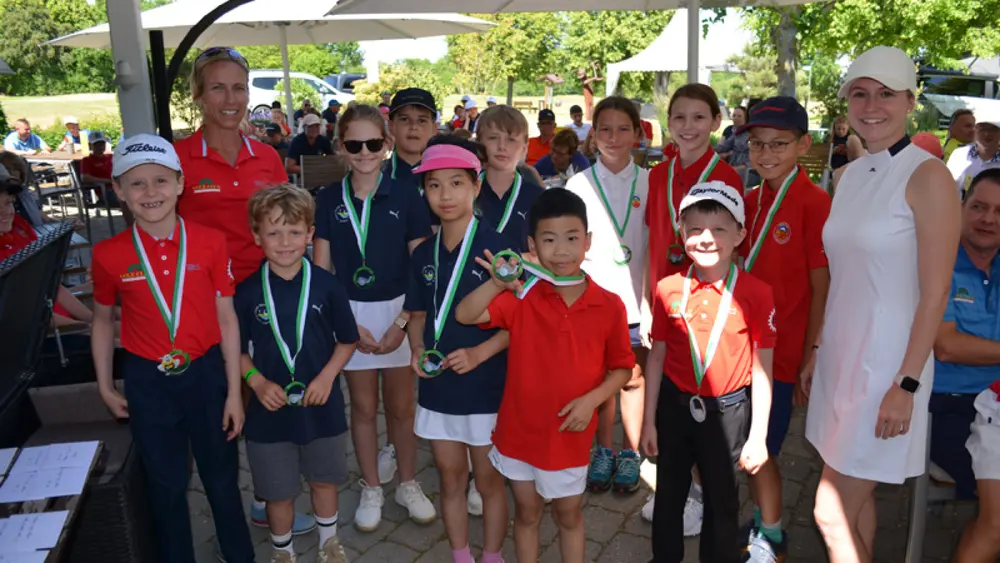 Die Teilnehmer des Staufer Youngster Cup im Golfer's Club Bad Überkingen