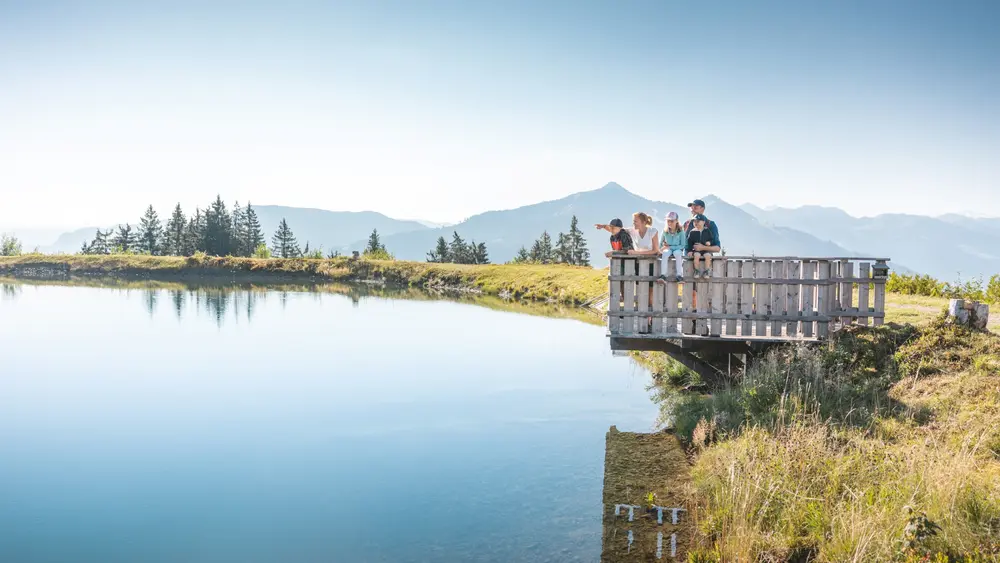 Wandern mit der Familie auf der Hohen Salve
