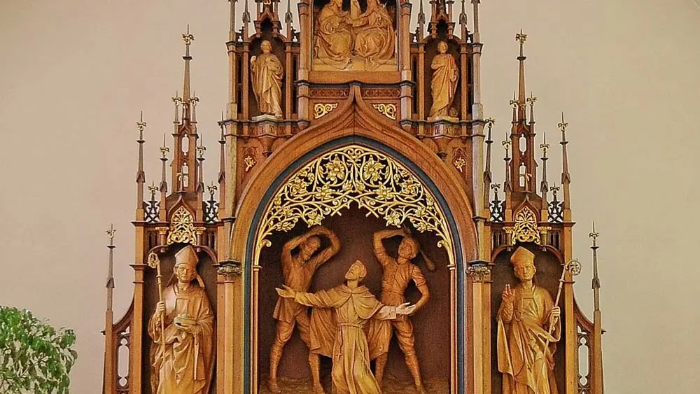 Altar in der Fideliskapelle beim Kapuzinerkloster Feldkirch