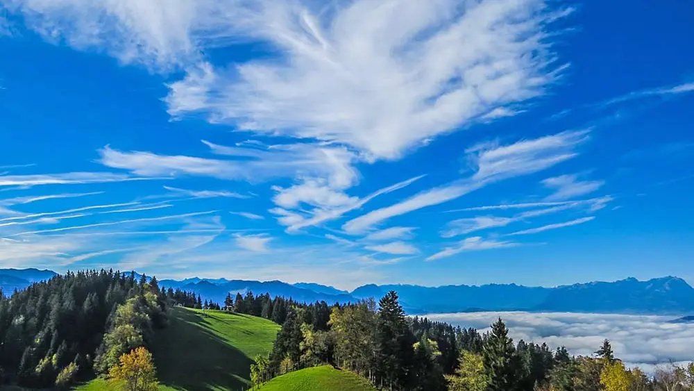 Blick vom Pfänder bei Bregenz