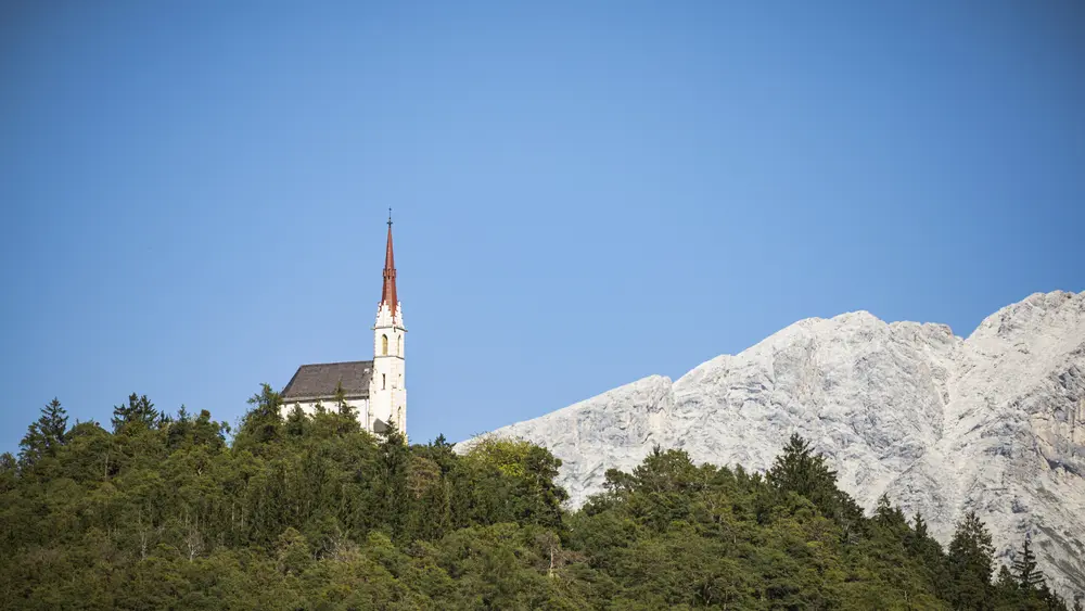 Wallfahrtskirche Maria Locherboden bei Tag