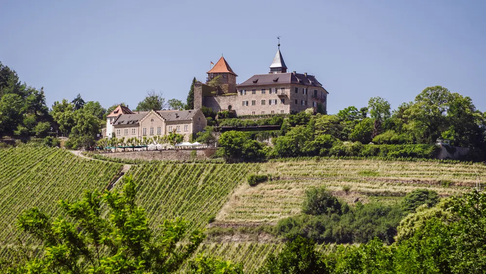 Blick auf Schloss Eberstein